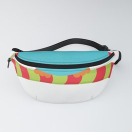 Christmas Owl Candy Cane Fanny Pack