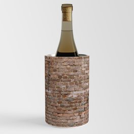 Large worn out brick wall background with large cracks Wine Chiller