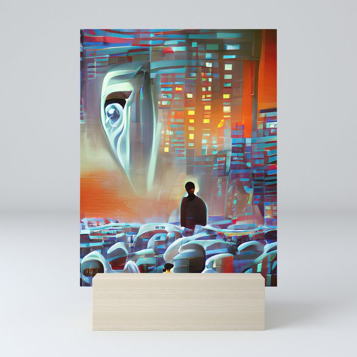 Big Brother Abstract Aesthetic No16 Mini Art Print