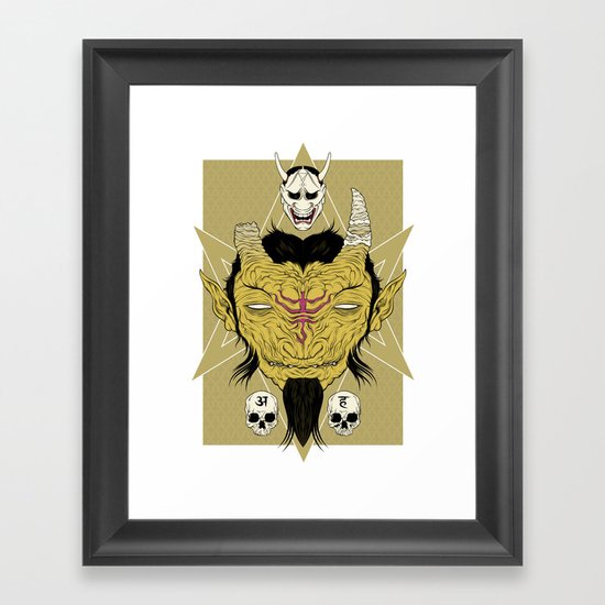 Tatarigami Framed Art Print
