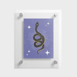Slither - Very Peri Floating Acrylic Print