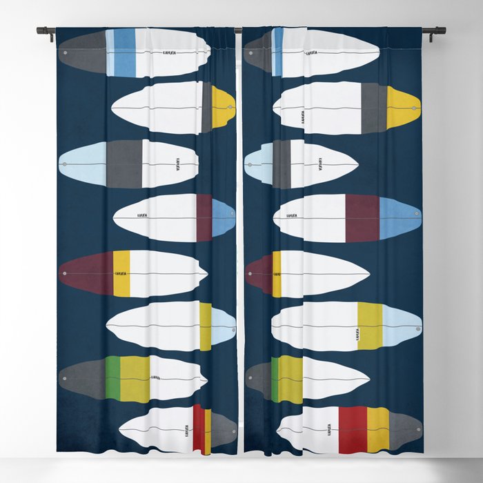 Surfboards Quiver Blackout Curtain