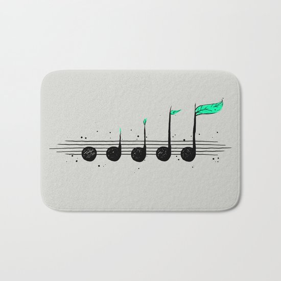 Biosphere Orchestra Gray Bath Mat
