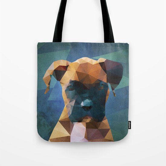 The Boxer - Dog Portrait Tote Bag