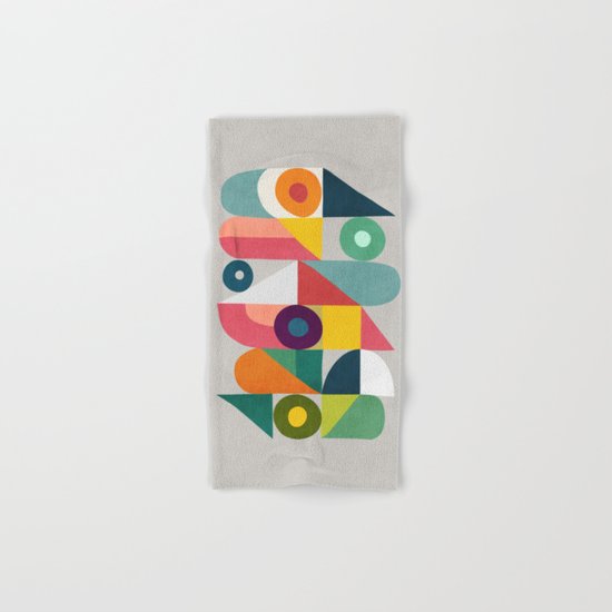 Tick Tock Machine Hand & Bath Towel