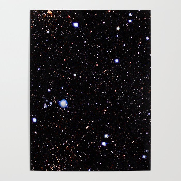 Nebula texture #43: Starfield Night Poster