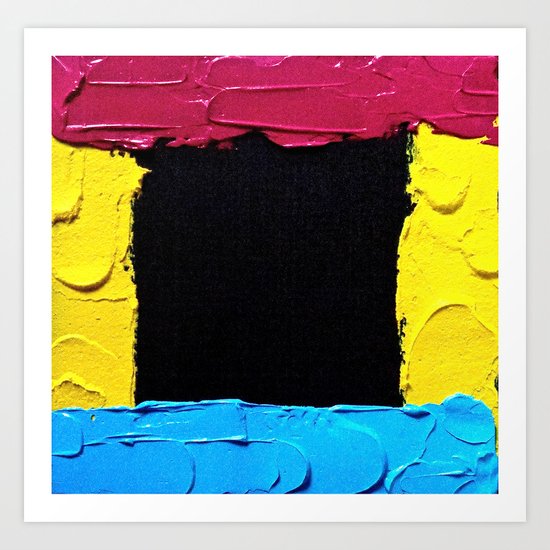 CMYK - keep it simple Art Print