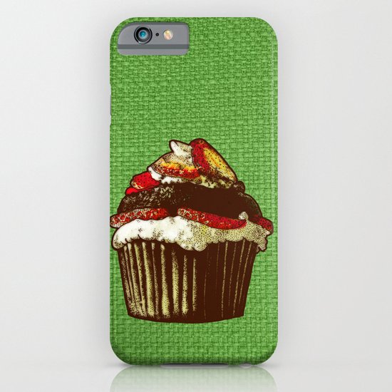 strawberry cake iPhone & iPod Case