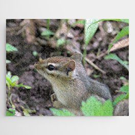 Cute Little Chipmunk in the Forest Jigsaw Puzzle