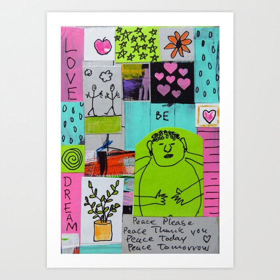 Peace Day Art Print
