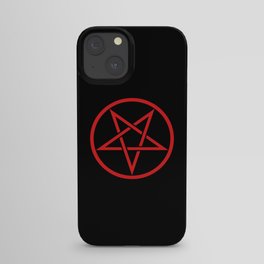 Satanic Pentagram (blood edit) iPhone Case
