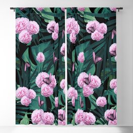 Tropical Peonies Dream #1 #floral #foliage #decor #art #society6 Blackout Curtain