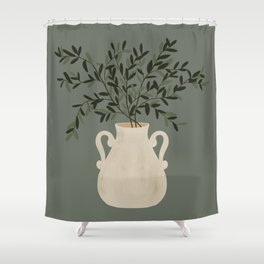 Olive Branch Shower Curtains For Any, Olive Branch Shower Curtain