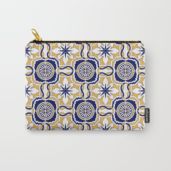 Portuguese Tiles Carry-All Pouch