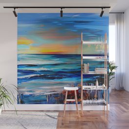 Abstract Painting No. 11 Seascape Wall Mural