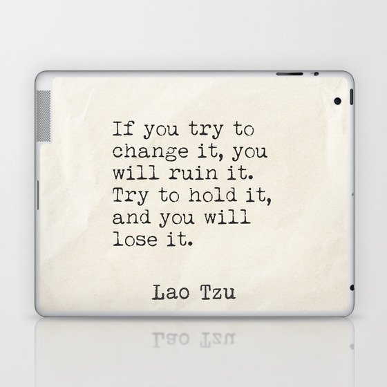 East wise Lao Tzu Laptop & iPad Skin