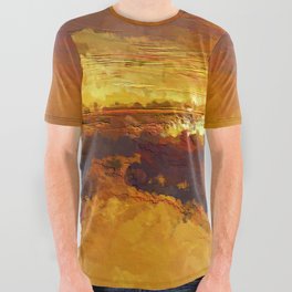 Golden sunrise All Over Graphic Tee