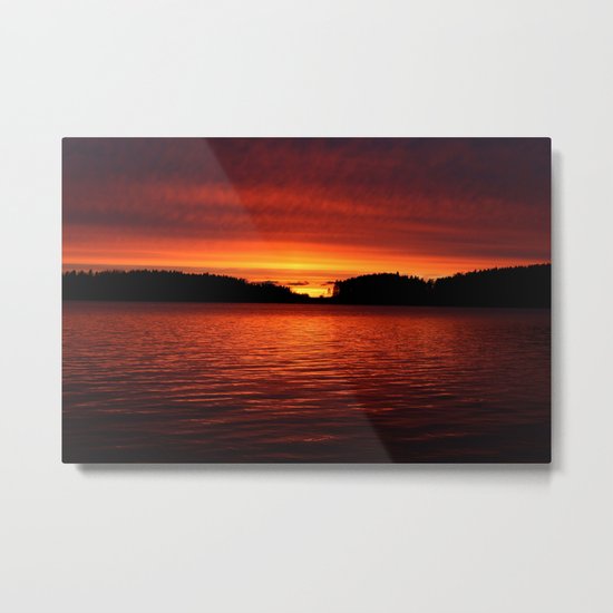 Sunset in April Metal Print
