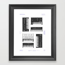 Collection : Synthetizers Framed Art Print