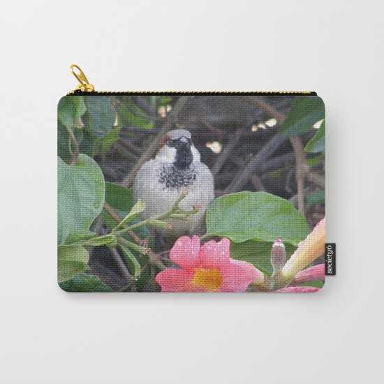 Sparrow in the Vine Carry-All Pouch