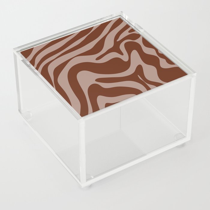 26 Abstract Liquid Swirly Shapes 220802 Valourine Digital Design  Acrylic Box