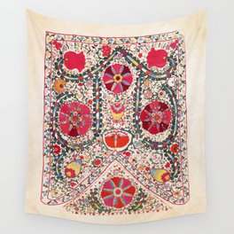Lakai Suzani Uzbekistan Central Asian Embroidery Print Wall Tapestry