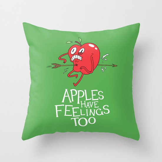 Apple Shot Throw Pillow