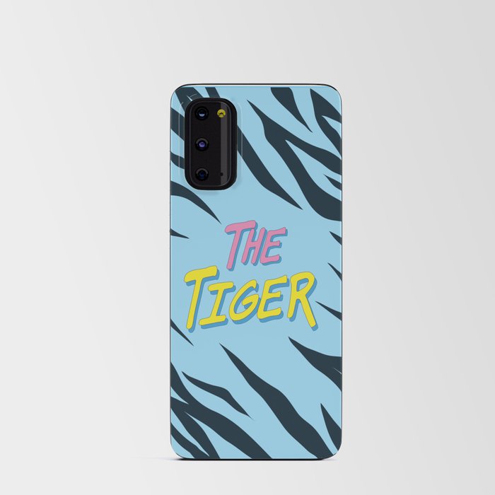 Chinese New Year. Blue Tiger pattern. Android Card Case