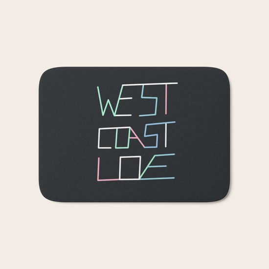 West Coast Love Bath Mat