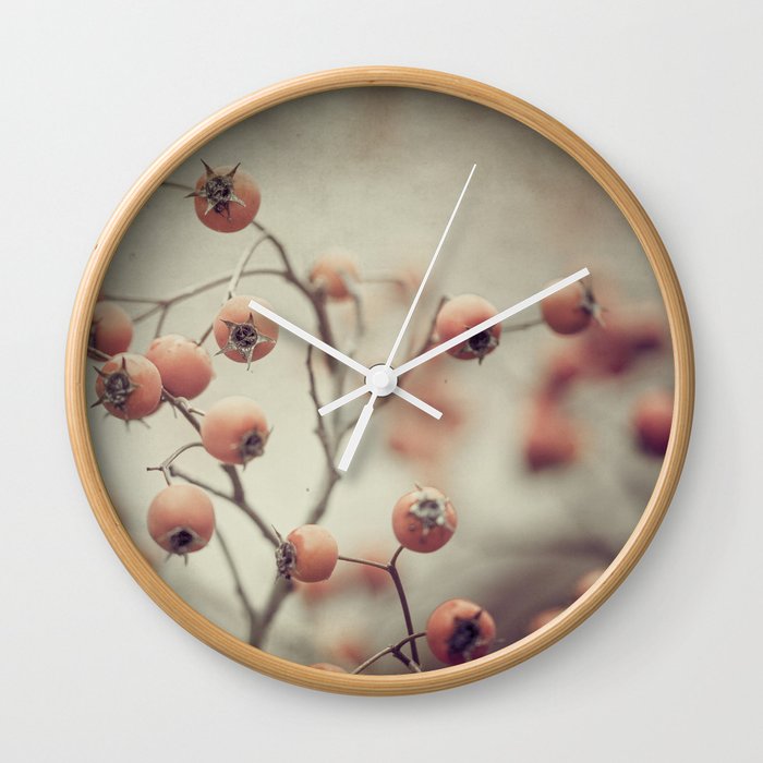 tiny apples Wall Clock