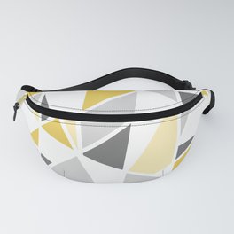 Geometric Pattern in yellow and gray Fanny Pack