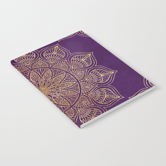 Gold Mandala Notebook