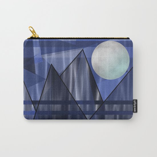 Moon Over The Mountains Carry-All Pouch
