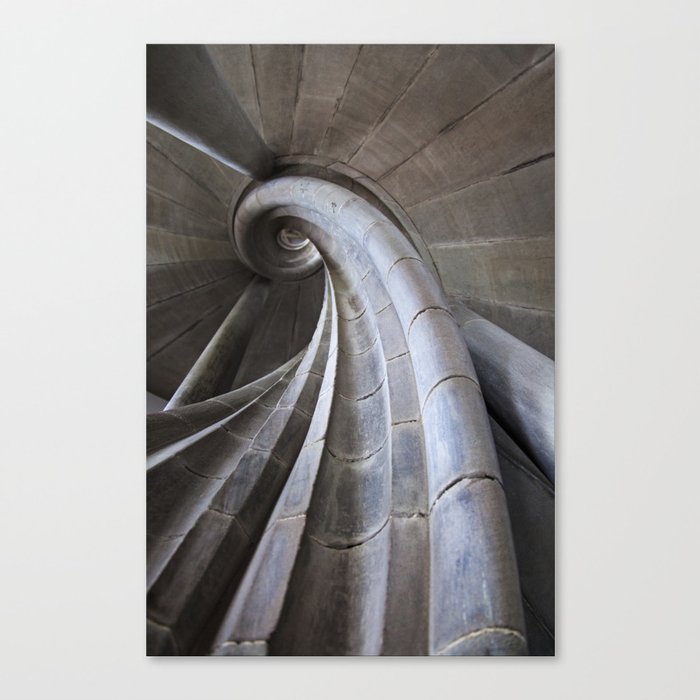 Spiral staircase Canvas Print