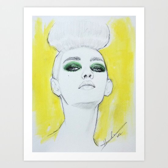 Yellow Art Print