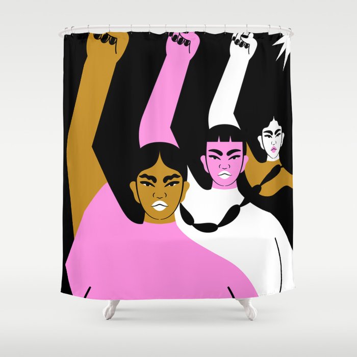 Resistance is Female II Shower Curtain