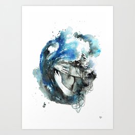 in the midst of our storm Art Print