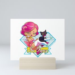 So Fancy - Sexy Cat Ladies Mini Art Print