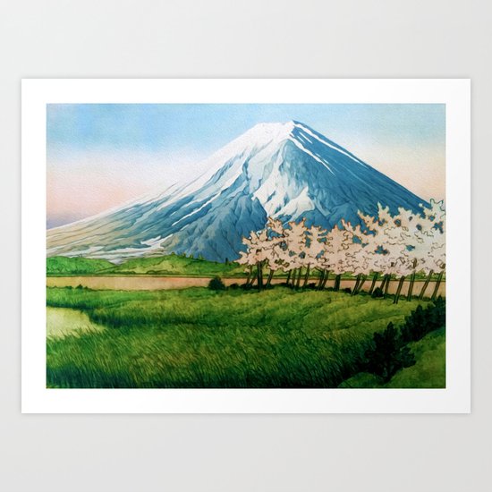 Resting before the Climb Art Print