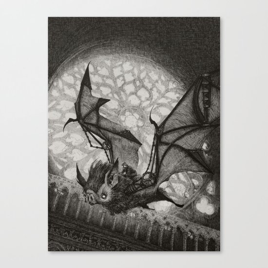 The Bat Rider Canvas Print
