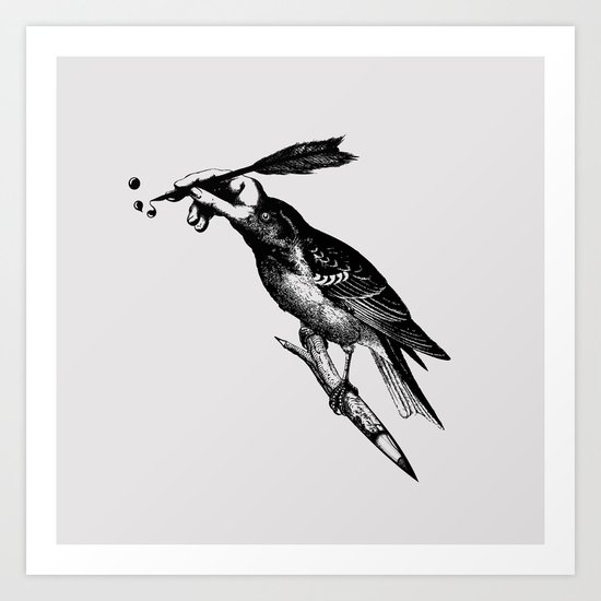 The Experimetal Artist Art Print