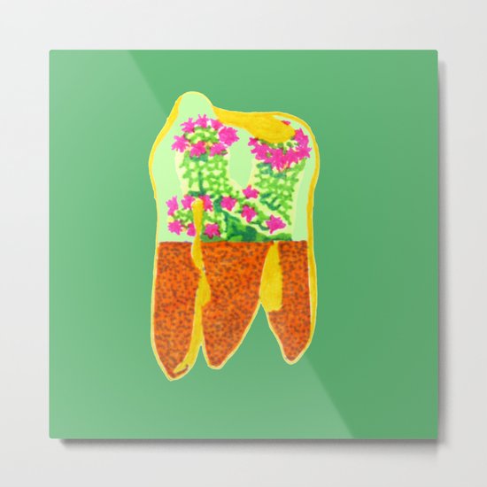 Tooth Terrarium 3 Metal Print