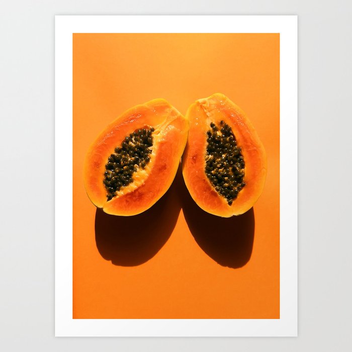 Pop Papaya Art Print