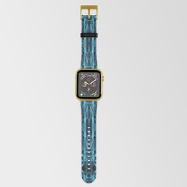 Liquid Light Series 45 ~ Blue Abstract Fractal Pattern Apple Watch Band