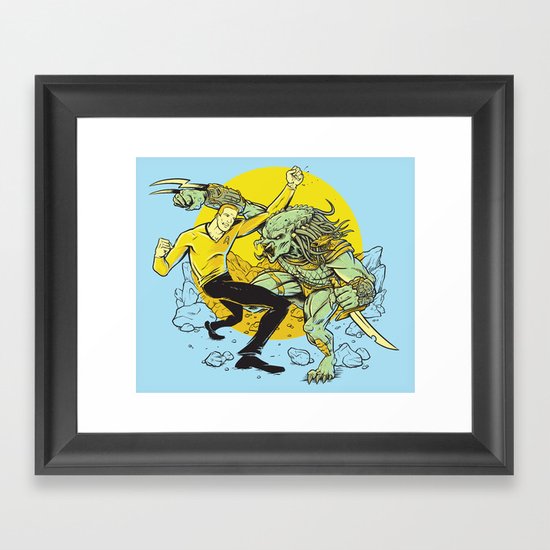 BattleKirk Predactica Framed Art Print