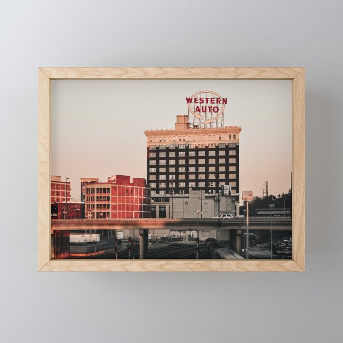 Western Auto - Kansas City Framed Mini Art Print