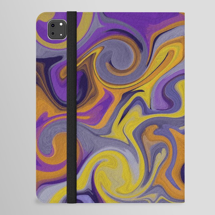 Lilac Swirl iPad Folio Case