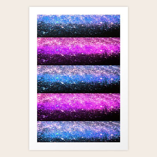 Glitter Art Print
