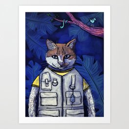 Cat Illustration Art Prints For Any Decor Style Society6 Cat Illustration Art Prints For Any Decor Style Society6