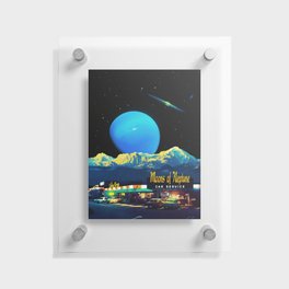 Moons Of Neptune Car Service Floating Acrylic Print